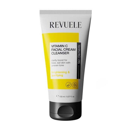 ريفويل غسول كريم منظف بفيتامين سي للوجه 150 مل / REVUELE Vitamin C Facial Cream Cleanser