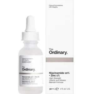 ذا أوردينري سيروم النياسيناميد 10% + زنك 1% لعلاج المسامات في البشرة 30 مل