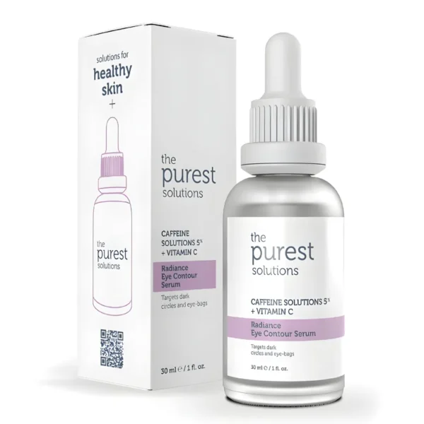 سيروم إشراق محيط العين بالكافيين وفيتامين سي من ذا بيورست سوليوشنز 30 مل / The Purest Solutions Radiance Eye Contour Serum