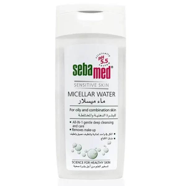 سيباميد ماء ميسيلار للبشرة الدهنية والمختلطة والحساسة 200 مل/ Sebamed Sensitive Skin Micellar Water