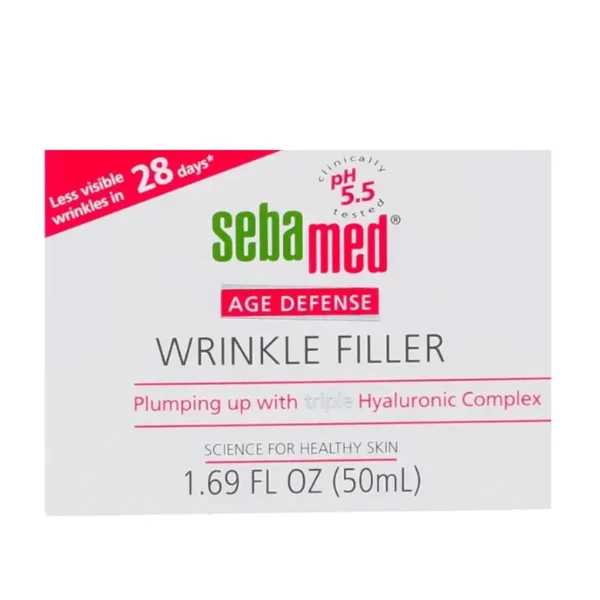 سيباميد كريم فيلر للتجاعيد مضاد للشيخوخة بحمض الهيالورونيك 50 مل/ Sebamed Age Defense Wrinkle Filler