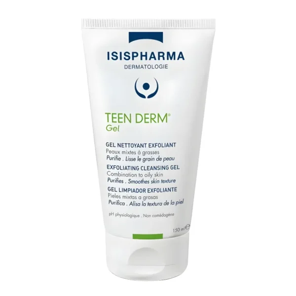 ايزيس فارما تين ديرم جيل جل منظف ومقشر للبشرة 150 مل/ Isispharma Teen Derm Gel