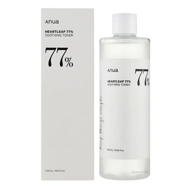انوا تونر مهدئ بخلاصة الهارتليف 77% للبشرة الحساسة والمعارضة لحب الشباب 500 مل