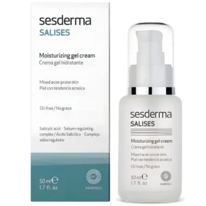 سيسديرما ساليسيس كريم جل مرطب للبشرة المختلطة والمعرضة لحب الشباب 50 مل / Sesderma Salises Moisturizing Gel Cream