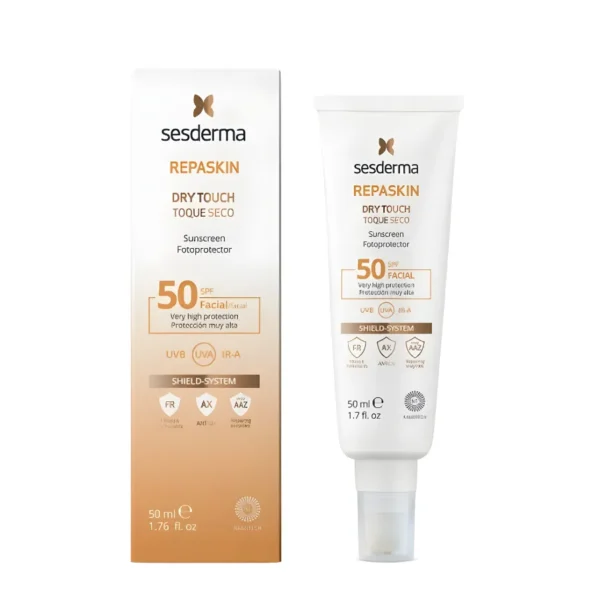 سيسديرما ريباسكين دراي تاتش واقي شمس للبشرة الدهنية والمختلطة 50 مل / Sesderma Repaskin Dry Touch Facial Sunscreen SPF 50