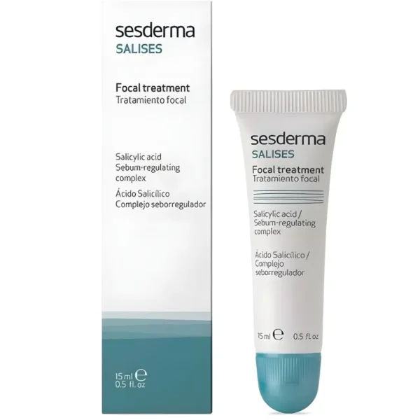 سيسديرما ساليسيز علاج موضعي لتقليل الالتهاب والمسامات المسدودة المسببة لحب الشباب 15 مل / Sesderma Salises Focal Treatment