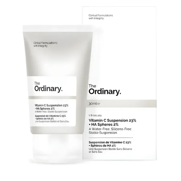 ذا أوردينري معلق فيتامين سي 23% + كرات حمض الهيالورونيك 2%