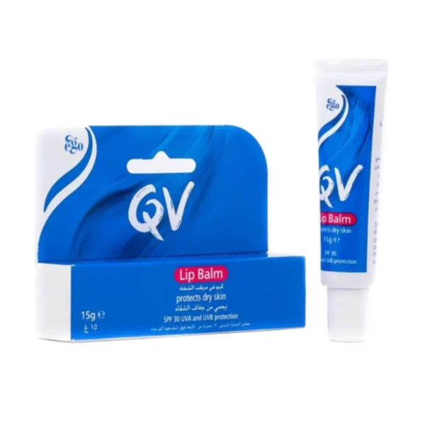 كيو في بلسم مرطب ومجدد للشفاه مع واقي شمس
