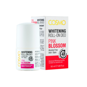 كوزمو رول أون ديو مضاد للتعرق ومفتح للبشرة 50 مل / Cosmo Whitening Roll-On Deo - Pink Blossom