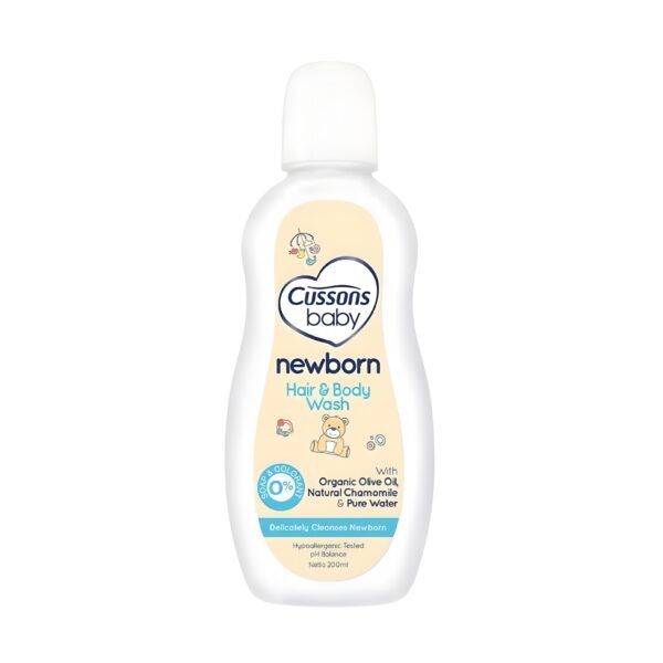 كوزنز بيبي غسول الشعر والجسم لحديثي الولادة 200 مل/ Cussons Baby Newborn Hair & Body Wash