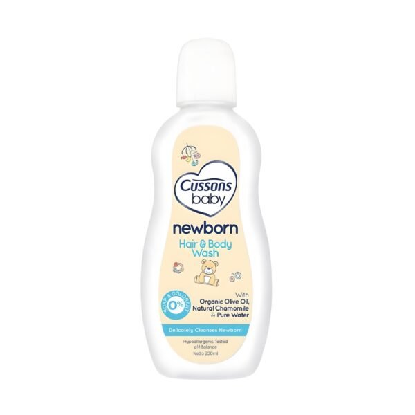 كوزنز بيبي غسول الشعر والجسم لحديثي الولادة 200 مل/ Cussons Baby Newborn Hair & Body Wash