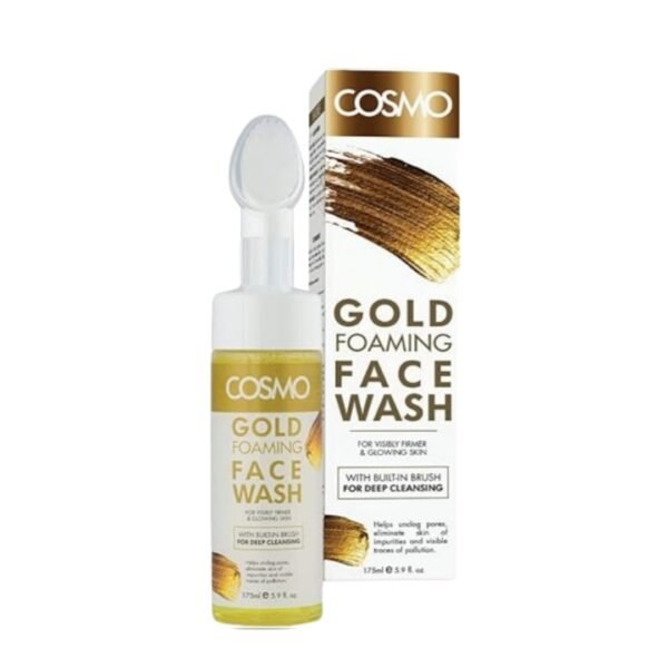 كوزمو الغسول الذهبي الرغوي للوجه 175 مل/ COSMO Gold Foaming Face Wash