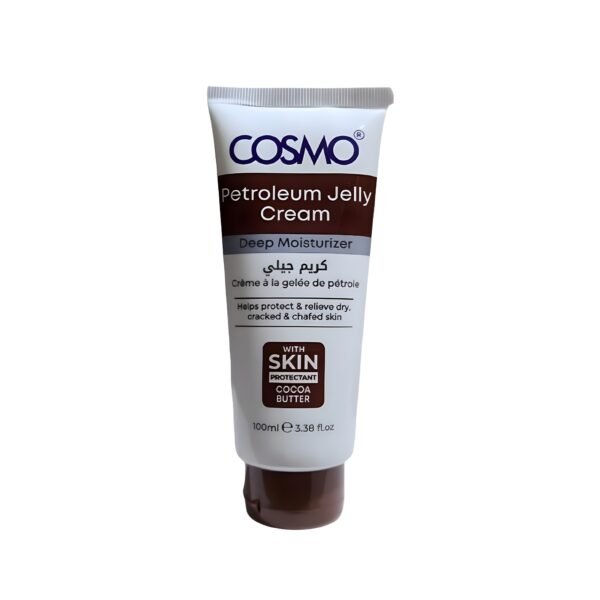 كوزمو كريم مرطب جيلي بتروليوم بزبدة الكاكاو 100 مل / COSMO Petroleum Jelly Cream Deep Moisturizer with Cocoa Butter