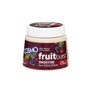 كوزمو فروت بيرست سنفرة سموثي للوجه والجسم بالعنب والكرز 500 مل / Cosmo Fruitburst Smoothie Face & Body Scrub
