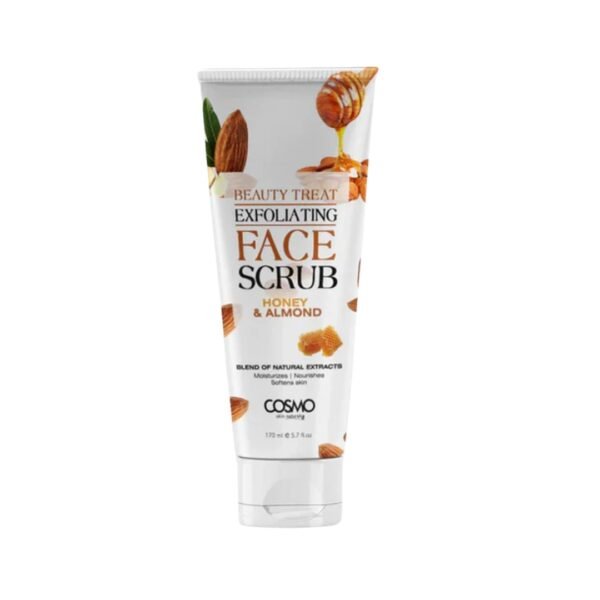 كوزمو مقشر الوجه بالعسل واللوز 170 مل / Cosmo Beauty Treat Exfoliating Face Scrub