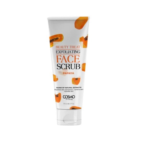 كوزمو بيوتي تريت مقشر الوجه بالبابايا 170 مل / Cosmo Beauty Treat Exfoliating Face Scrub