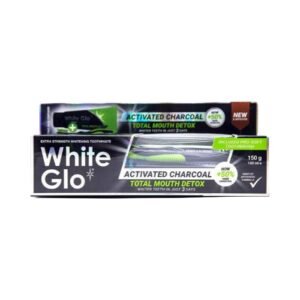 معجون أسنان وايت جلو بالفحم النشط لتنظيف الفم الشامل 150 جم
