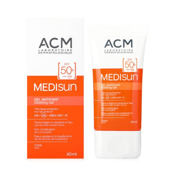 ايه سي ام ميدي صن SPF 50+ كريم واقي شمس للبشرة الدهنية والمختلطة 40 مل / ACM Medisun SPF 50+ Mattifying Gel