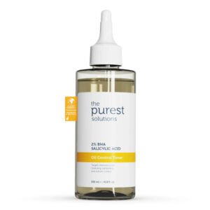 تونر ذا بيورست سوليوشنز بحمض الساليساليك للبشرة الدهنية والمعرضة لحب الشباب 200 مل / The Purest Solutions - 2% BHA Salicylic Acid Oil Control Toner