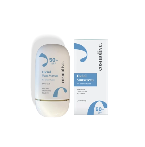 كوزمولايف واقي شمس للوجه لجميع انواع البشرة 50 مل/ Cosmolive Facial Sunscreen