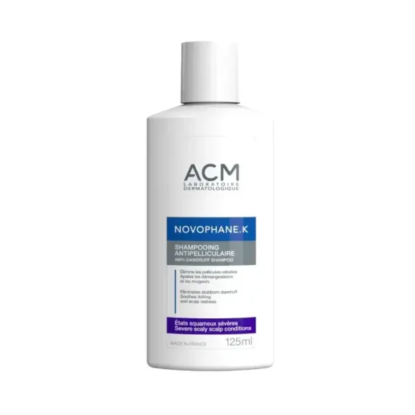 ايه سي ام شامبو نوفوفان كي مضاد للقشرة 125 مل / ACM Novophane.K Anti-Dandruff Shampoo