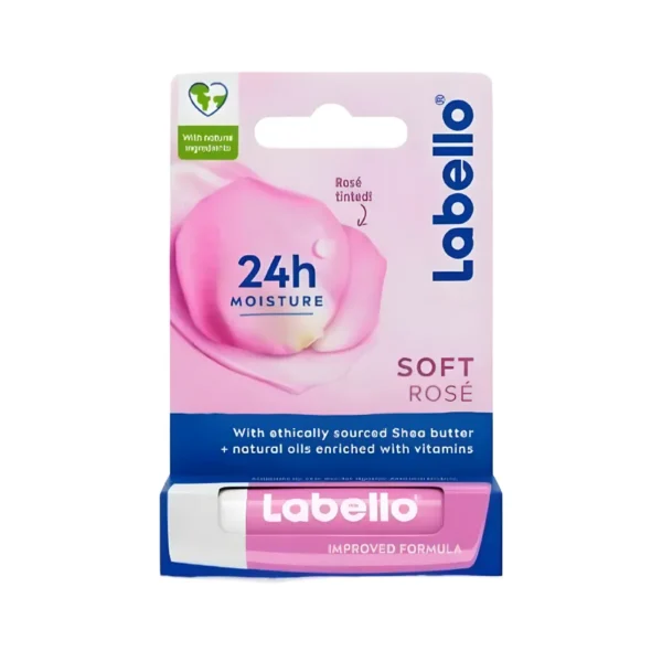 لابيلو سوفت روز مرطب للشفاه 4.8 جرام / Labello Soft Rosé Lip Care