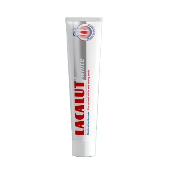 معجون لاكالوت وايت لاستعادة البياض الطبيعي للاسنان 75 مل/ Lacalut White Toothpaste