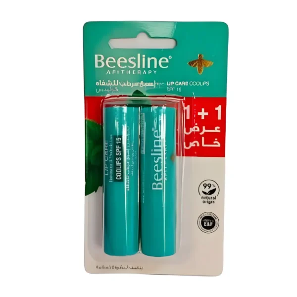 بيزلين مرطب شفاه مع واقي شمس 4 غرام للعبوة الواحدة / Beesline Lip Care Coolips SPF 15