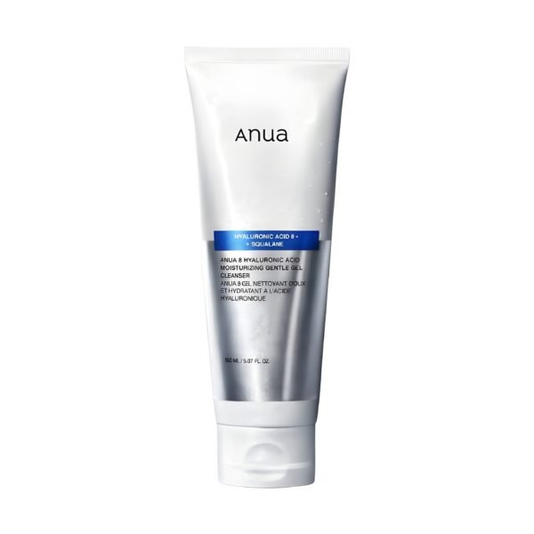انوا جل منظف لطيف ومرطب بحمض الهيالورونيك 8 بحجم 150 مل/ Anua 8 Hyaluronic Acid Moisturizing Gentle Gel Cleanser