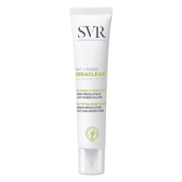 اس في ار سيبياكلير مات + بورز مرطب للبشرة الدهنية والمختلطة 40 مل/ SVR SEBIACLEAR MAT + PORES