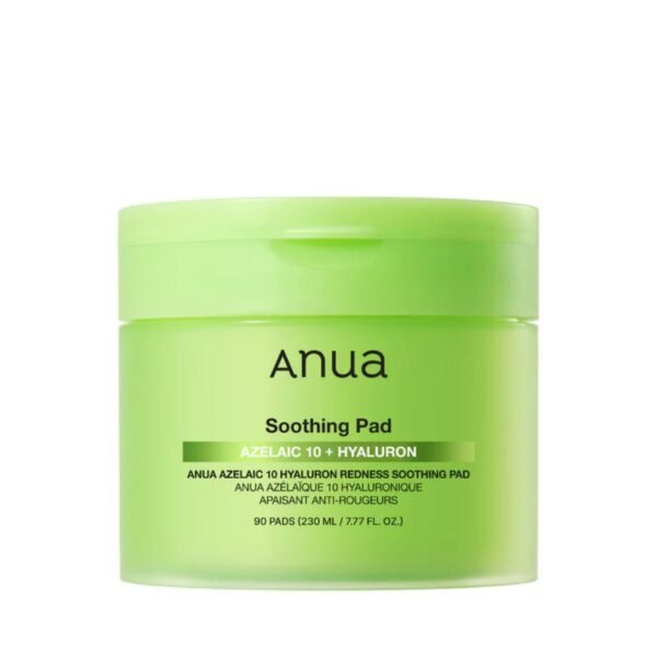 مناديل أنوا لتهدئة الاحمرار بحمض الأزيليك 10 والهيالورون 230 مل / Anua Azelaic 10 Hyaluron Redness Soothing Pad