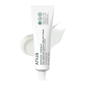 أنوا كريم هارتليف وسنتيلا المهدئ للبقع الحمراء 30 جم / Anua Heartleaf Centella Red Spot Cream