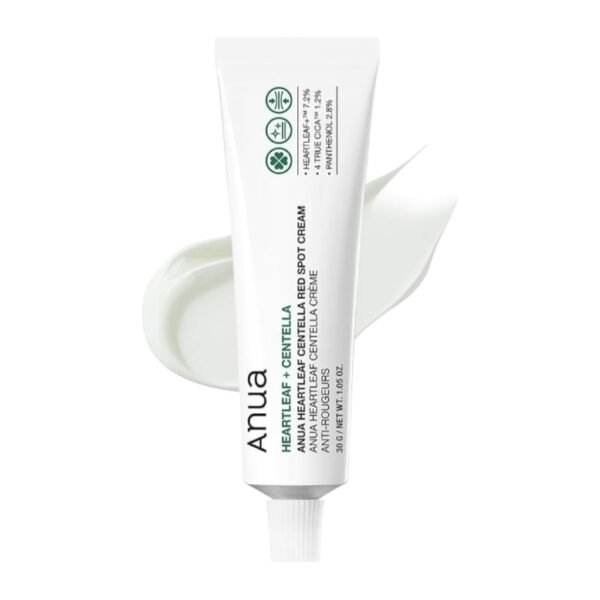 أنوا كريم هارتليف وسنتيلا المهدئ للبقع الحمراء 30 جم / Anua Heartleaf Centella Red Spot Cream