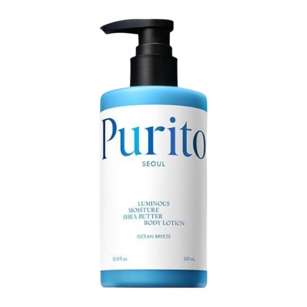 بيوريتو سيول لوشن الجسم بـ زبدة الشيا 300 مل / Purito Seoul Luminous Moisture Shea Butter Body Lotion