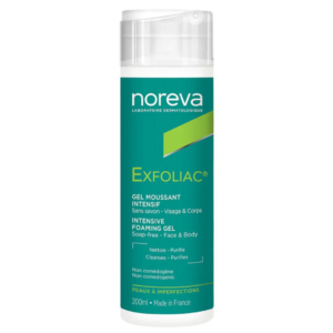 نوريفا إكسفولياك جل رغوي منظف للبشرة الدهنية والمختلطة المعرضة لحب الشباب 200 مل / Noreva Exfoliac Intensive Foaming Gel