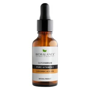 بايوبالانس سوبر سيروم فيتامين سي النقي 10% بحجم 30 مل / BioBalance SuperSerum Pure Vitamin C L-Ascorbic Acid 10% بايوبالانس سوبر سيروم فيتامين سي النقي 10% بحجم 30 مل / BioBalance SuperSerum Pure Vitamin C L-Ascorbic Acid 10%