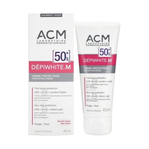 واقي شمس اي سي ام ديبيوايت ام 40 مل / SPF 50+ - ACM Depiwhite.M Protective Cream SPF 50+