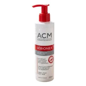 اي سي ام سيبيونكس جل غسول للبشرة الدهنية والمعرضة لحب الشباب 200 مل / ACM SEBIONEX GEL NETTOYANT CLEANSING GEL