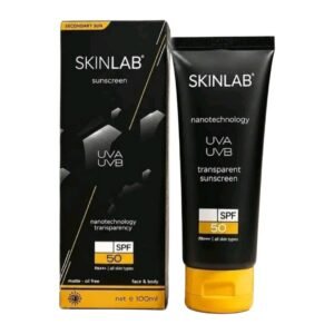 واقي شمس سكينلاب الشفاف بتقنية النانو SPF 50 - حجم 100 مل / Skinlab Nanotechnology Transparent Sunscreen SPF 50