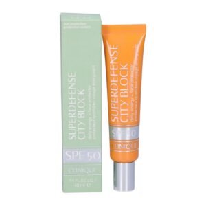 كلينيك سوبر ديفينس سيتي بلوك واقي شمس يومي للوجه مع حماية SPF 50 (40 مل) (Clinique Superdefense City Block Daily Energy + Face Protector SPF 50